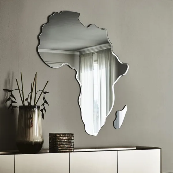 Map of Africa Mirror